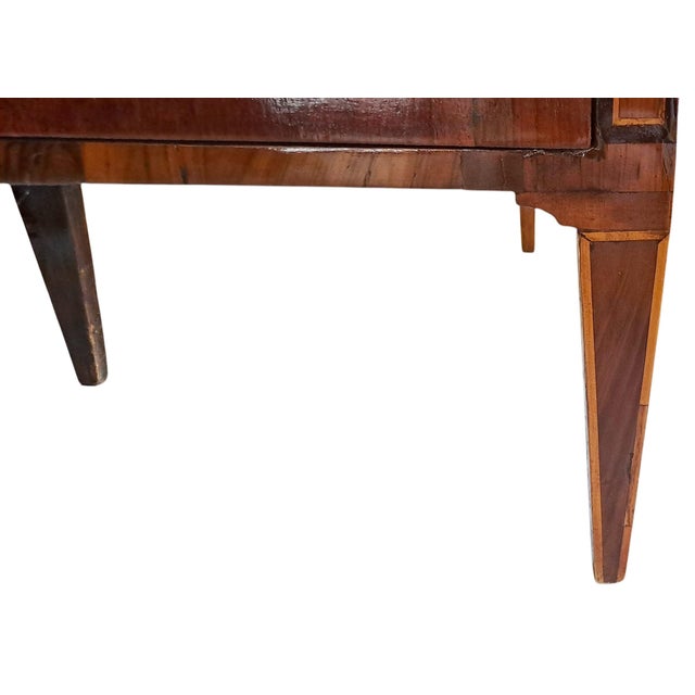 Louis XVI Inlaid Lombardy Bedside Table For Sale - Image 9 of 11