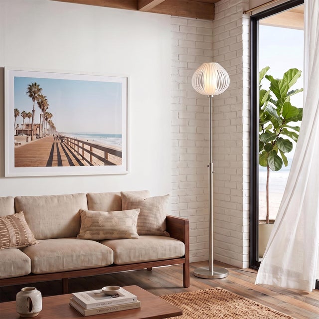 A 1923 Venice Beach Original That Paints Your Ceiling With Light. The Torchiere Floor Lamp is a Modern torchiere crafted...
