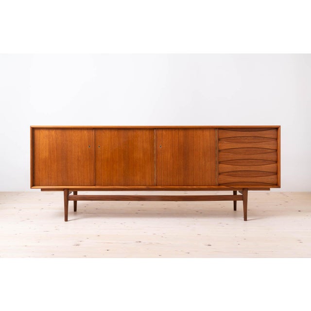 Teak Sideboard by Sven Andersen, 1950s For Sale - Image 12 of 12