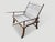 1950s Impressive Antique Teak Wood Chair or Chaise For Sale - Image 5 of 6