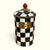 2010s 3 New MacKenzie Childs Courtly Check Large Enamel Metal Canisters For Sale - Image 5 of 8