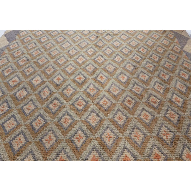 Mid 20th Century Doris Leslie Blau Vintage Swedish Pile Rug For Sale - Image 5 of 8