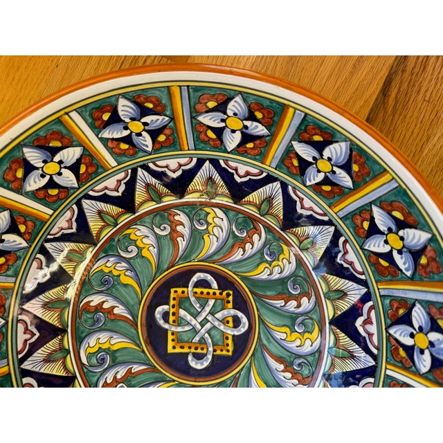 Ceramic Italian Blue Ceramic Decorative Bowl for Cottura For Sale - Image 7 of 12