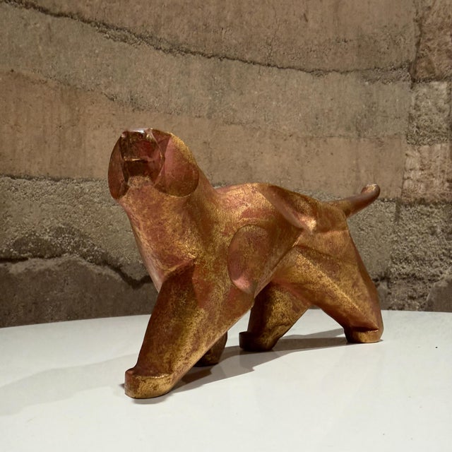 For your consideration, a Japanese Nambu Tekki handmade cast-iron tiger okimono ornament, typically featuring an antique...