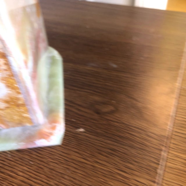 Arts & Crafts 1940s Marble Desk Accessory Holder For Sale - Image 3 of 6