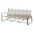 1960s Walter Lamb for Brown Jordan Bronze Patio Three Seater Sofa, Attributed For Sale