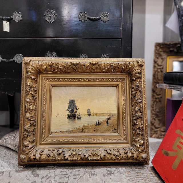 "The Hybris Ship in Piraeus," School of Konstantinos Volanakis, 1891 – Greece Technique: Oil on canvas Title of the work:...