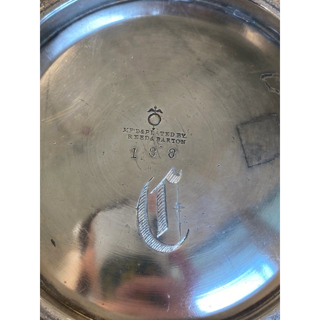 Early 20th Century Custom Antique Reed and Barton Poseidon Handled Water Pitcher For Sale - Image 11 of 12