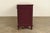 Baker Funiture Style French Provincial Louis XV Burgundy Lacquered Sideboard Credenza, Newly Refinished For Sale - Image 16 of 18