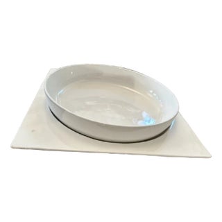 Large Ceramic Centerpiece by Pompeo Pianezzola for Nove Zanolli & Sebellin, 1970s, Set of 2 For Sale