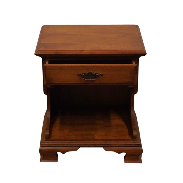 Pennsylvania House Pennsylvania House Solid Hard Rock Maple Colonial Early American 21" Open Cabinet Nightstand 13-2003 For Sale - Image 4 of 12