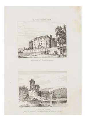 Unknown, Chateau De Rochechouart, Etching, 19th Century