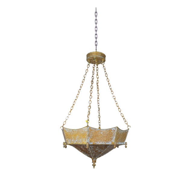 Vintage French Classical Umbrella Chandelier - For Sale - Image 11 of 11