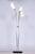 Czech Art Deco Floor Lamp in Chrome, Opal Glass and Lacquered Wood, 1930s For Sale - Image 10 of 15