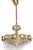Brass and Lead Crystal Six-Light Chandelier from Joska Bodenmais, 1970s, in Very Good conditions. Designed 1970 to 1979 I...