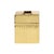 Add the finishing touch to your home or office decor with this attractive tissue box cover. Made of aluminum with a...