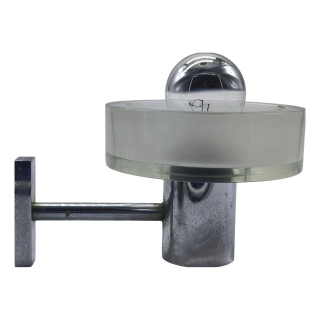 White Glass Wall Lamp by Flavio Poli for Seguso, Italy, 1960s For Sale