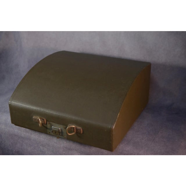 Khaki Vintage Typewriter from Zeta, 1950s For Sale - Image 8 of 9
