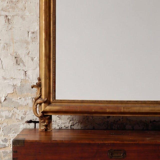 19th Century French Giltwood Mirror (A) For Sale - Image 4 of 4