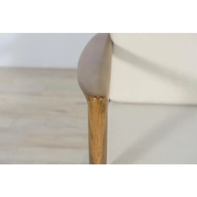 Cream Model 300-139 Armchair from Swarzędz Factory, 1960s For Sale - Image 8 of 13