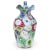 Beautiful antique Murano hand blown millefiori flower mosaic Italian art glass decorative ornate handle cabinet vase /...