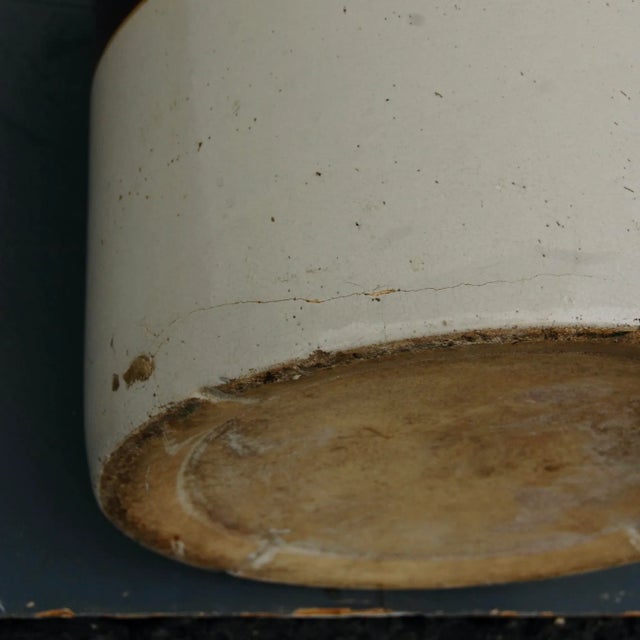 Brown Antique Early 19th Century Stoneware Crock in Brown and Tan For Sale - Image 8 of 8