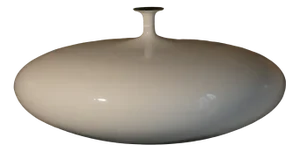 Vintage Italian Vase in Glazed Ceramic, 1980s