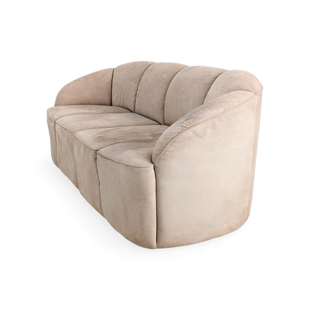 Piccolino Two-Seater Suede Sofa from Walter Knoll For Sale - Image 4 of 12