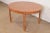 Brown Henredon Mid-Century Hollywood Regency Pecan Wood Extension Dining Table, Newly Refinished For Sale - Image 8 of 14