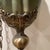 Large Scale Long Chained Hanging Swag Light Fixture With Smoke Glass Globe Circa 1960s For Sale In Chicago - Image 6 of 12