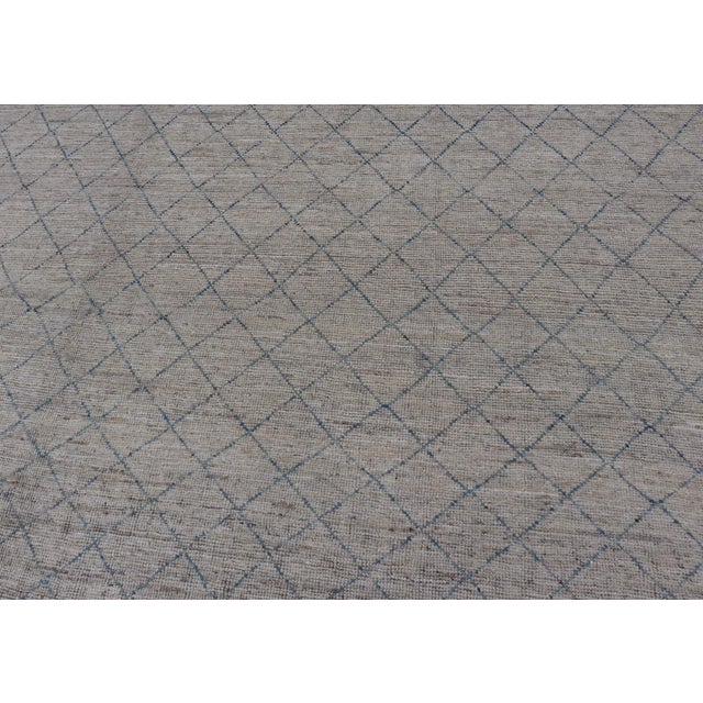 Hand-Knotted Wool Rug by Keivan Woven Arts Diamond Design 10'2 X 13'6 For Sale In Atlanta - Image 6 of 11