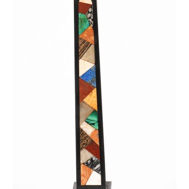 2000 - 2009 Antique Grand Tour Ashford Specimen Marble Obelisks, 1890, Set of 2 For Sale - Image 5 of 18