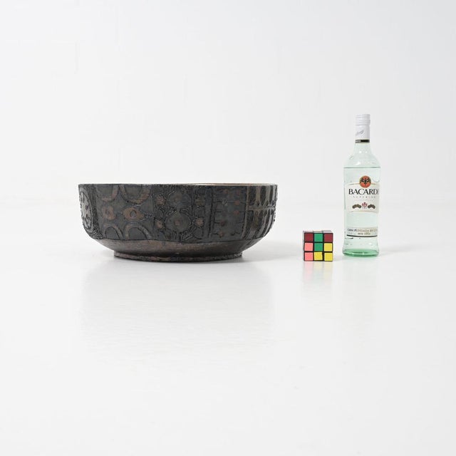 1960s Large Decorative Perignem Bowl, 1960s For Sale - Image 5 of 18