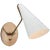Clemente Wall Light in Hand-Rubbed Antique Brass with White Designer: AERIN Height: 10.5" Extension: 13" Backplate: 6.25"...