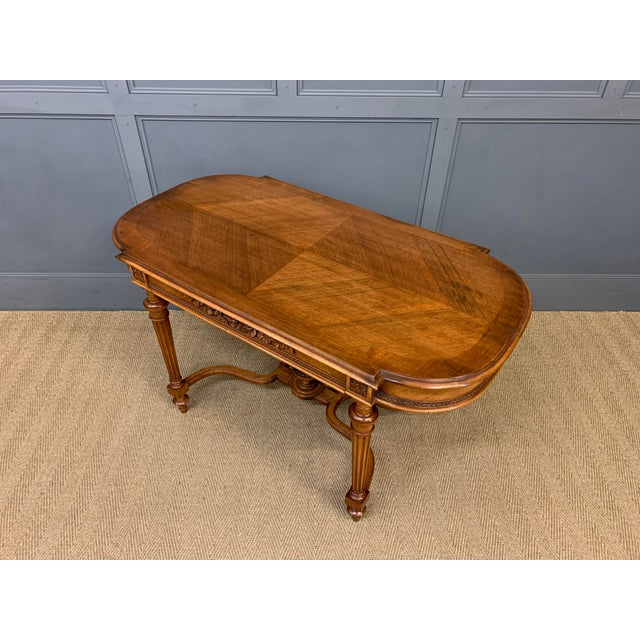 Antique French Walnut Centre Table, 1890 For Sale - Image 13 of 14