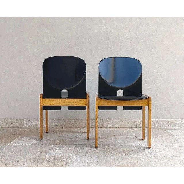 Model 121 Chairs by Afra & Tobia Scarpa for Cassina, Italy, 1960s, Set of 4 For Sale - Image 6 of 8