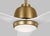 Visual Comfort Fan Avila 54" LED Ceiling Fan in Satin Brass and Matte White For Sale In Greenville, SC - Image 6 of 6