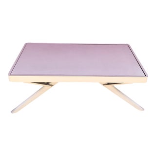 Mid Century Castro Convertible White Coffee & Dining Table For Sale