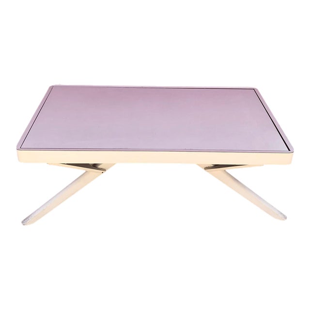 Mid Century Castro Convertible White Coffee & Dining Table For Sale