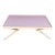 Mid Century Castro Convertible White Coffee & Dining Table For Sale