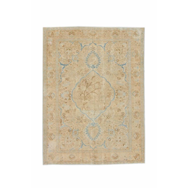 1920s Antique Hand Knotted Rug - 4’5” X 6’ For Sale - Image 11 of 11