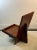 Brown 1950s Modernist Wood Chair Attributed to Frank Lloyd Wright For Sale - Image 8 of 10