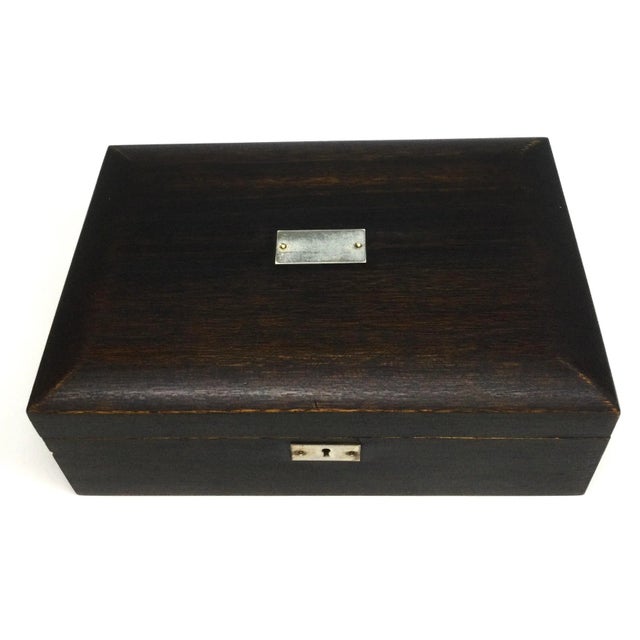 Artisan Created Wood Humidor Box For Sale - Image 13 of 13