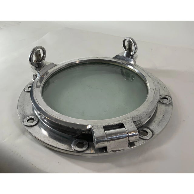 Aluminum Ship's Porthole For Sale - Image 4 of 8