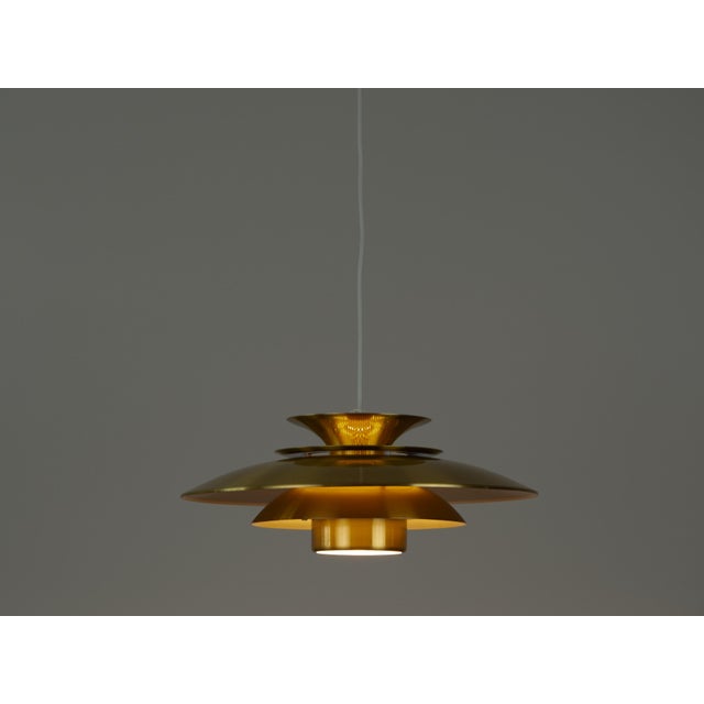 Vintage Danish Roma Pendant Lamp from Junge, 1980s For Sale - Image 3 of 10