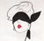 This original 1949 Mid-Century French vintage lipstick advertisement print is for Le Rouge Baiser, better known as the...