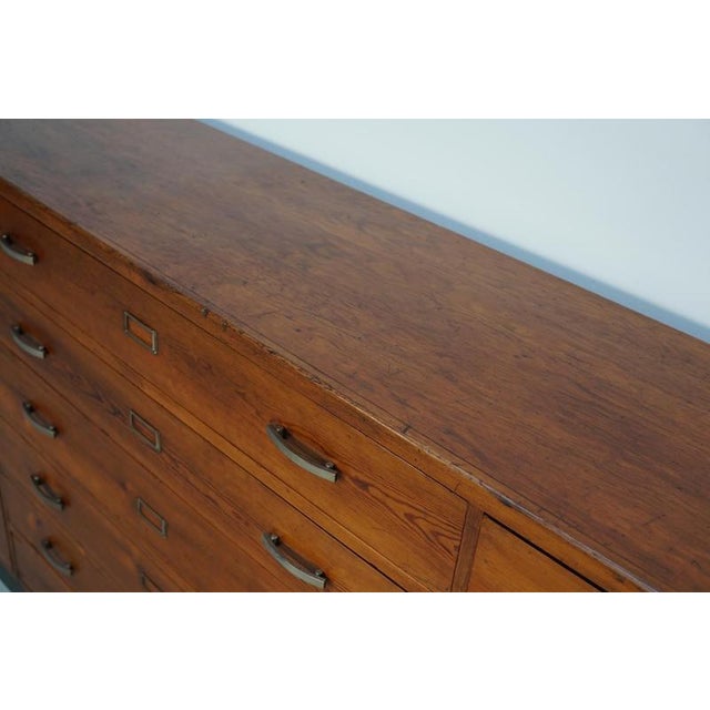 Dutch Pitch Pine Apothecary Cabinet, 1930s For Sale - Image 11 of 15