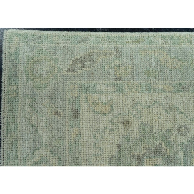 Turkish Oushak Rug 2'2" x 10'6" #19323 For Sale - Image 4 of 8