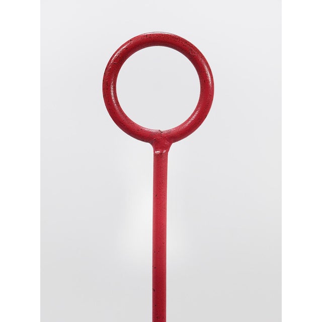 Metal Tie Bow Umbrella Stand in the style of Mathieu Matégot, France, 1950s For Sale - Image 6 of 16