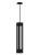 Modern Kelly Wearstler by Visual Comfort Studio Carson 4-Light Narrow Pendant, Midnight Black For Sale - Image 3 of 3